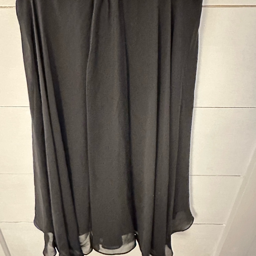 Y2K Vintage black babydoll Dressbarn midi prom party woman evening dress 10 - Picture 7 of 15